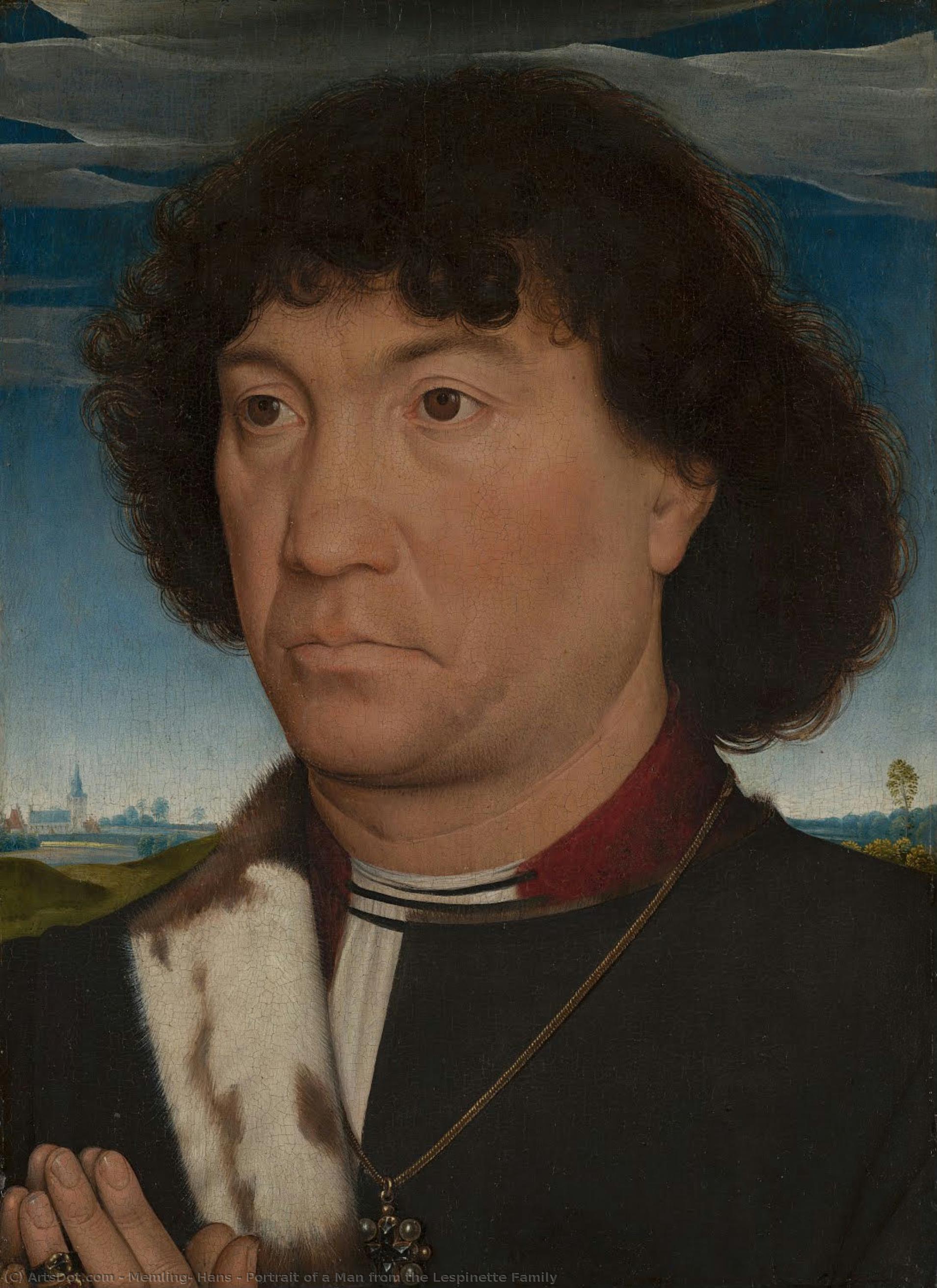 Portrait Of A Man From The Lespinette Family — Memling, Hans