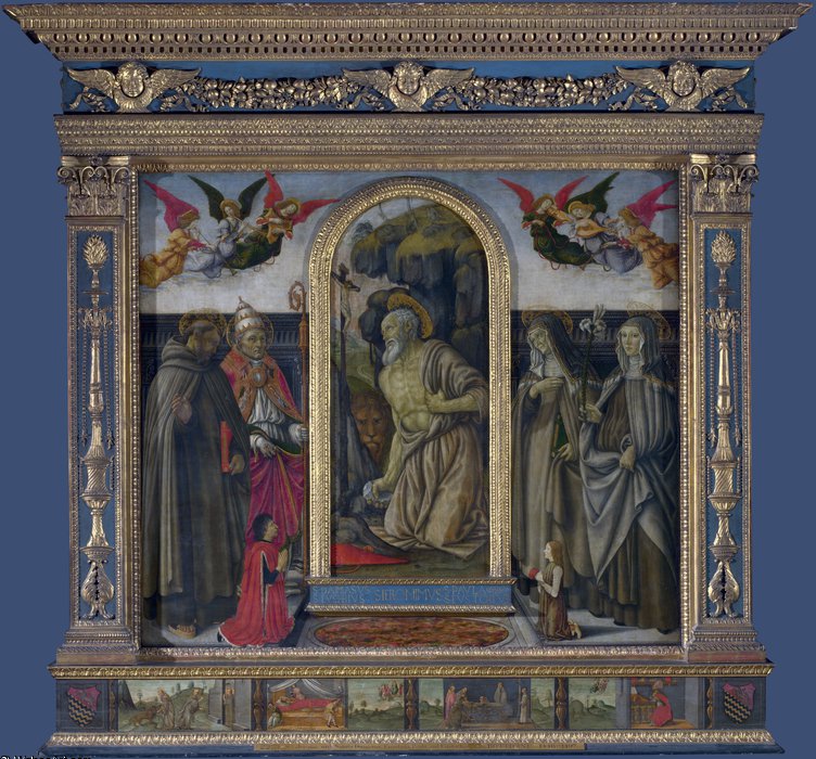 S. Gerolamo Altarpiece — Francesco Di Giovanni Botticini