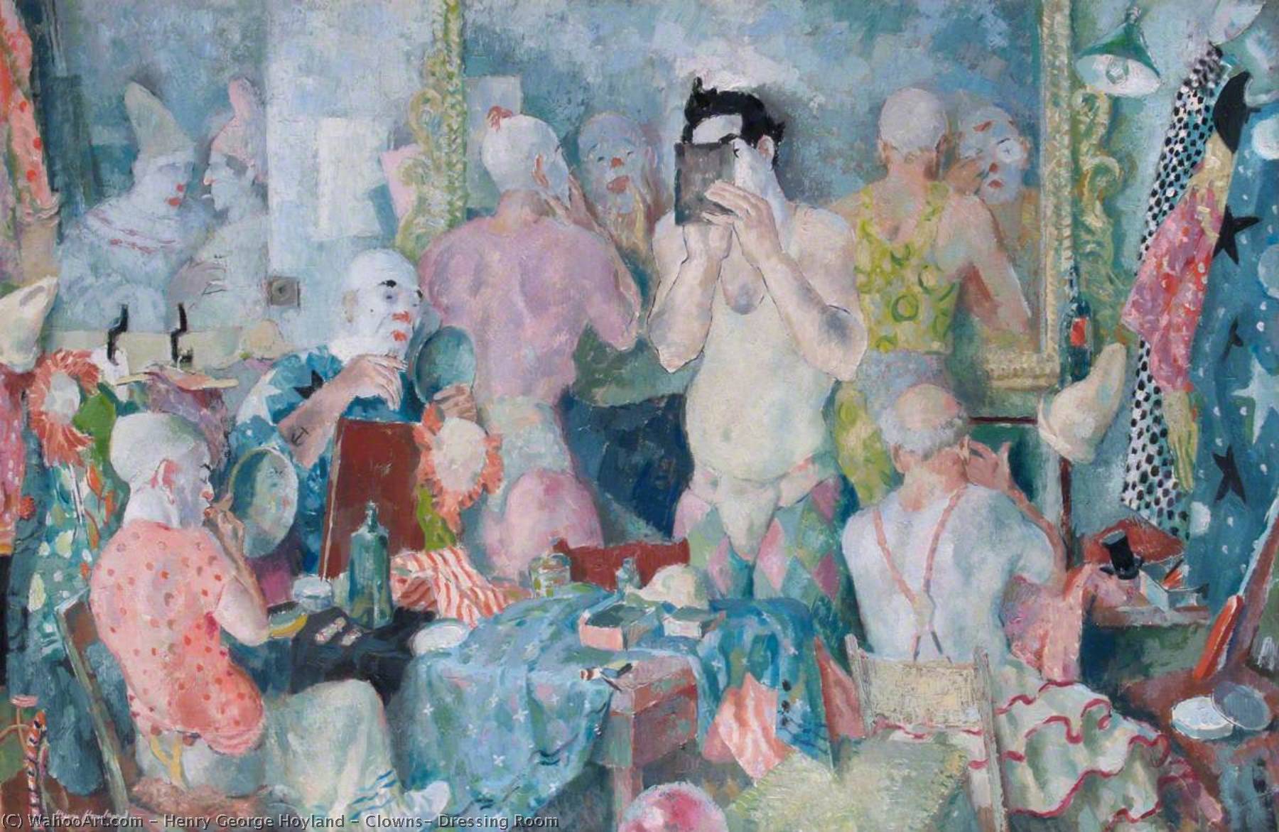 Clowns' Dressing Room — Henry George Hoyland