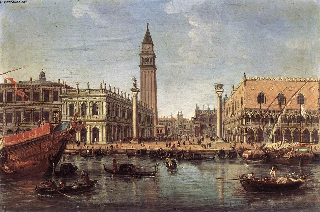 The Piazzetta From The Bacino Di San Marco — Gaspar Van Wittel