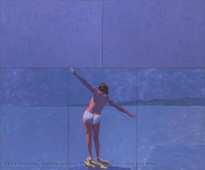 The Bather With Outstretched Arms — Graham Nickson