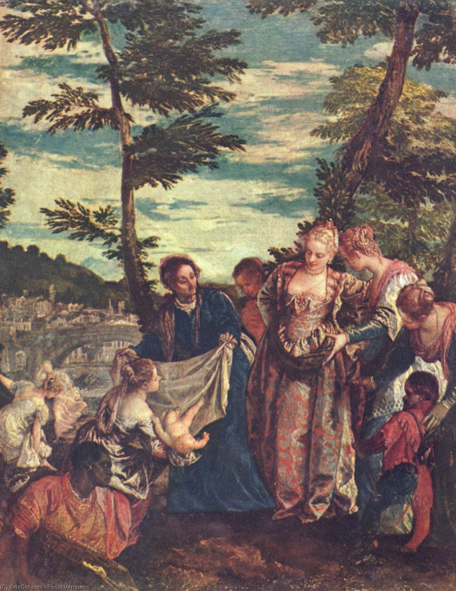 Rescue Of Moses From The Waters Of The Nile — Paolo Veronese
