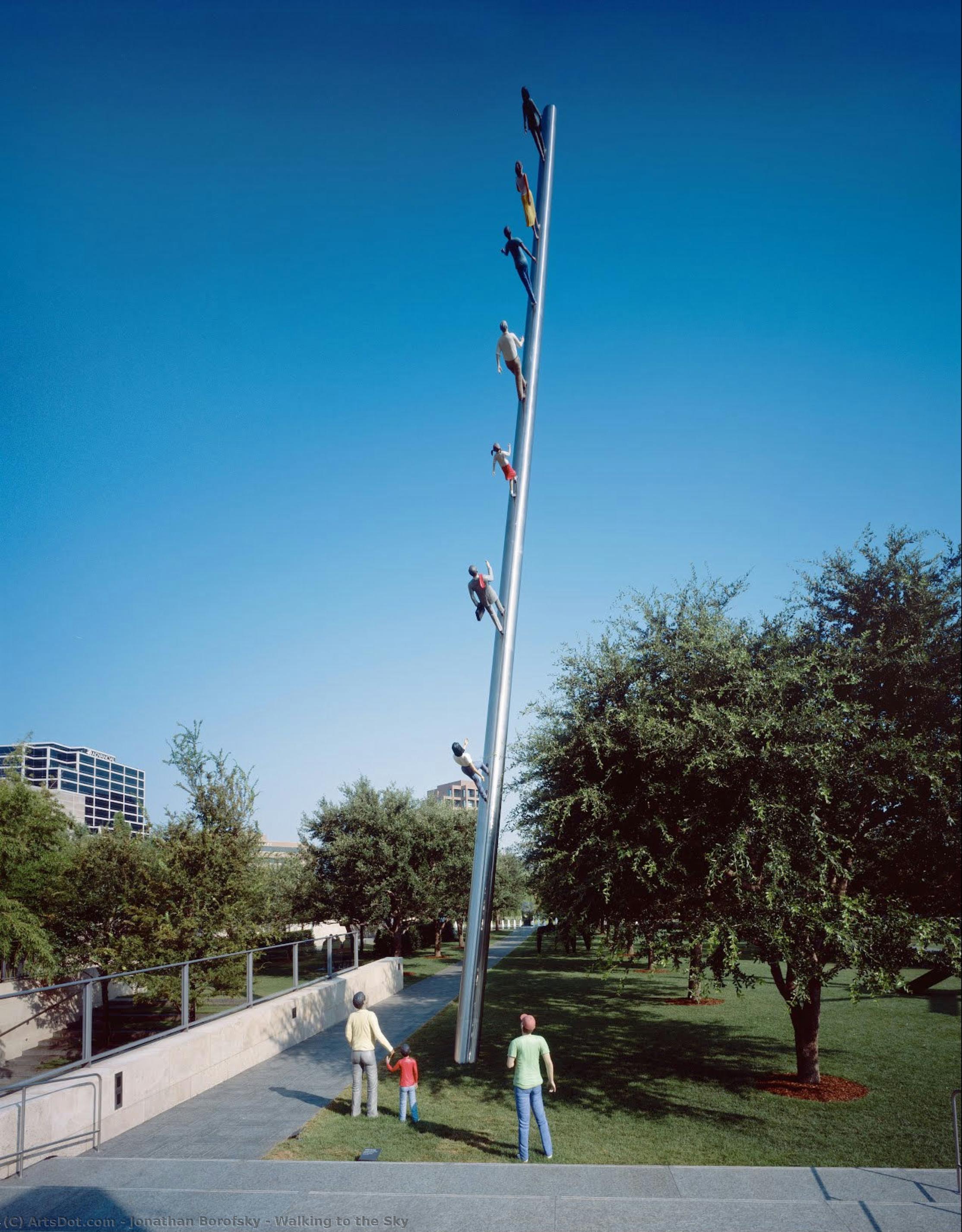 Walking To The Sky — Jonathan Borofsky