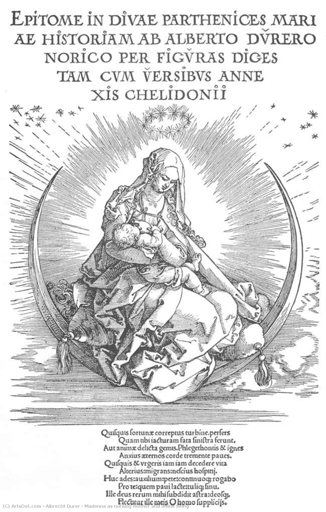La Virgen Como Madre Y Ser Divino — Albrecht Dürer