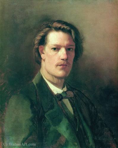 Portrait Of The Artist Mikhail Peskov — Aleksei Ivanovich Korzukhin
