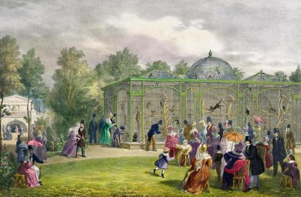 Monkey House At The Zoological Gardens, — George Johann Scharf (george The Elder Scharf)