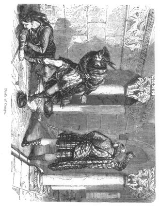 The Death Of John Comyn — Henri Félix Emmanuel Philippoteaux
