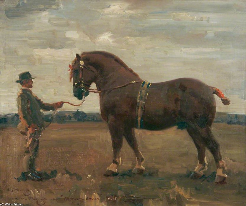 'mendham Ensign', Suffolk Stallion — Sir Alfred James Munnings
