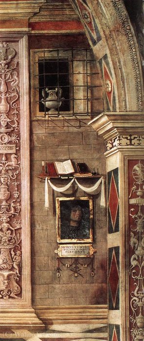Annunciation (detail) — Pinturicchio