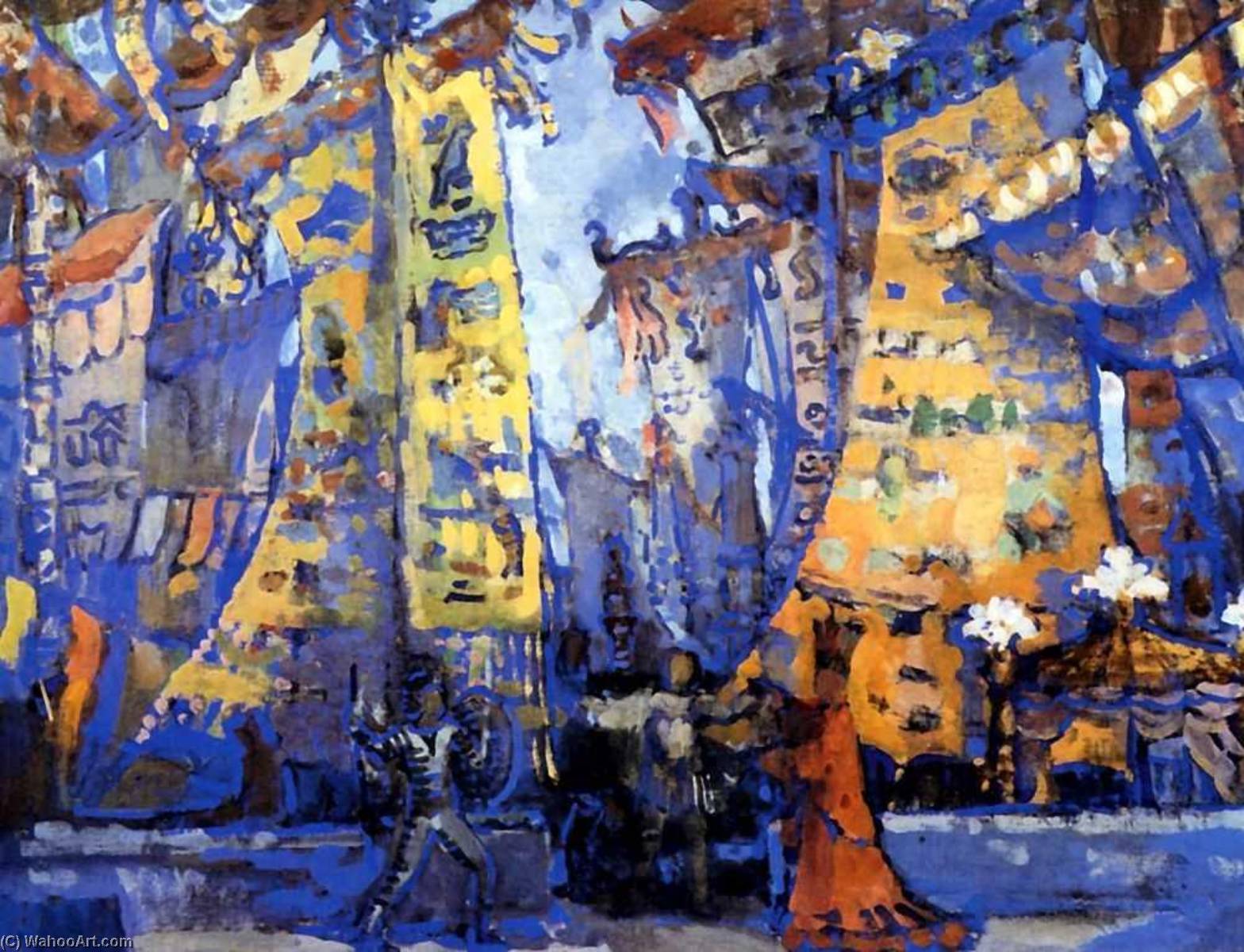 The Embankment Of Alexandria (also Known As Stage Design For 'ceasar And Cleopatra') — Nikolai Sapunov
