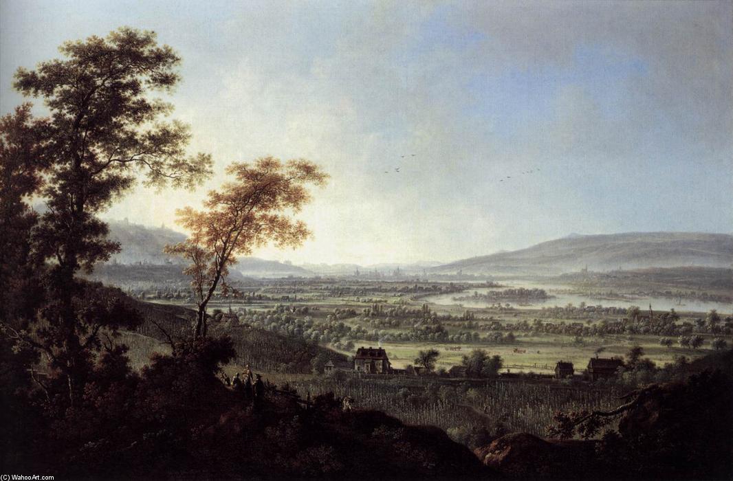 View Of Dresden From The Loessnitz Heights — Johann Alexander Thiele