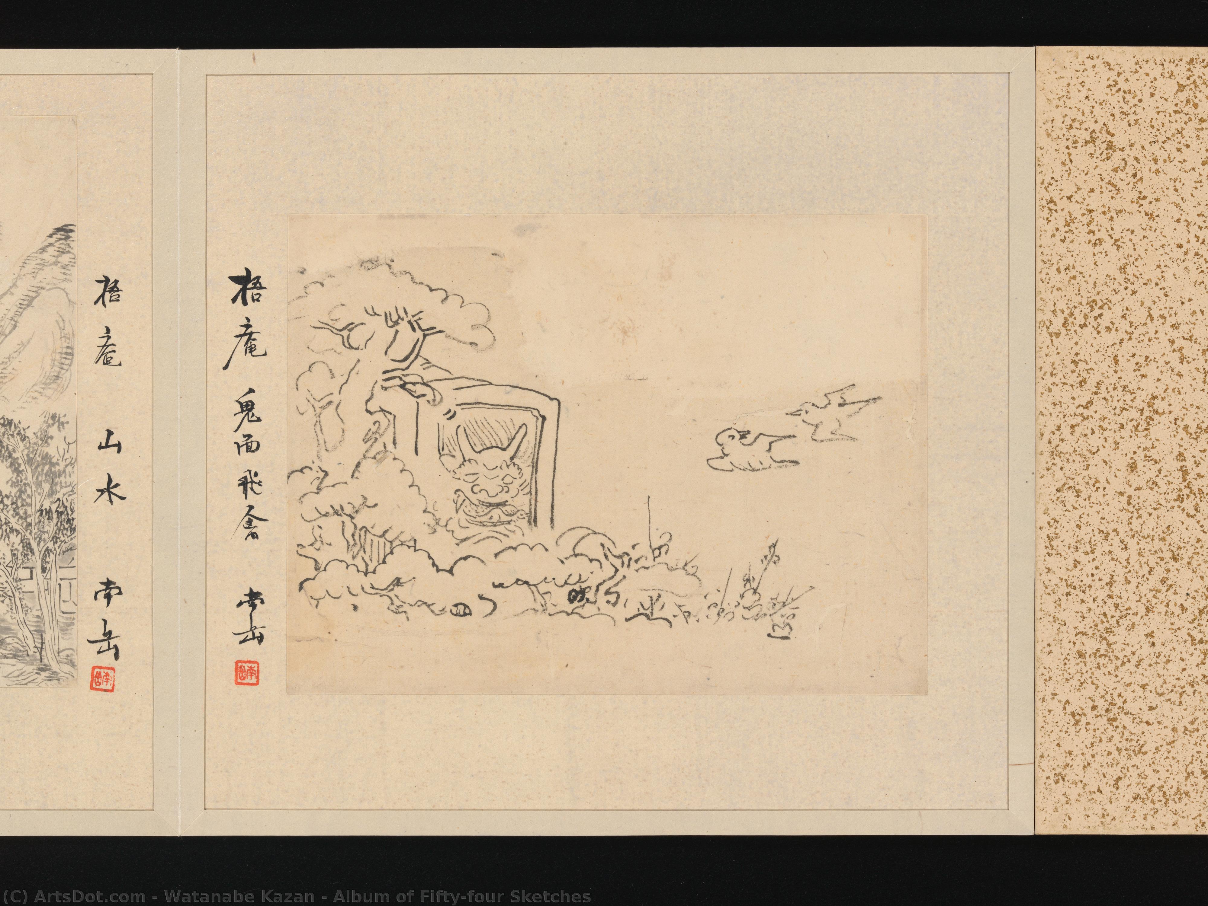 Album Of Fifty-four Sketches — Watanabe Kazan