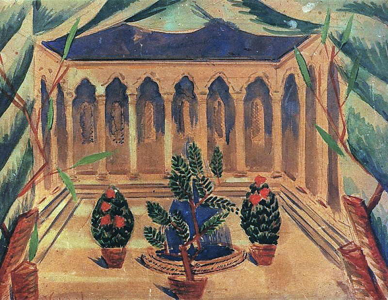 Sketch Of Scene Design — Martiros Sarian