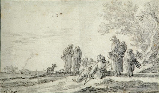 Landscape With Figures — Jan Josephszoon Van Goyen