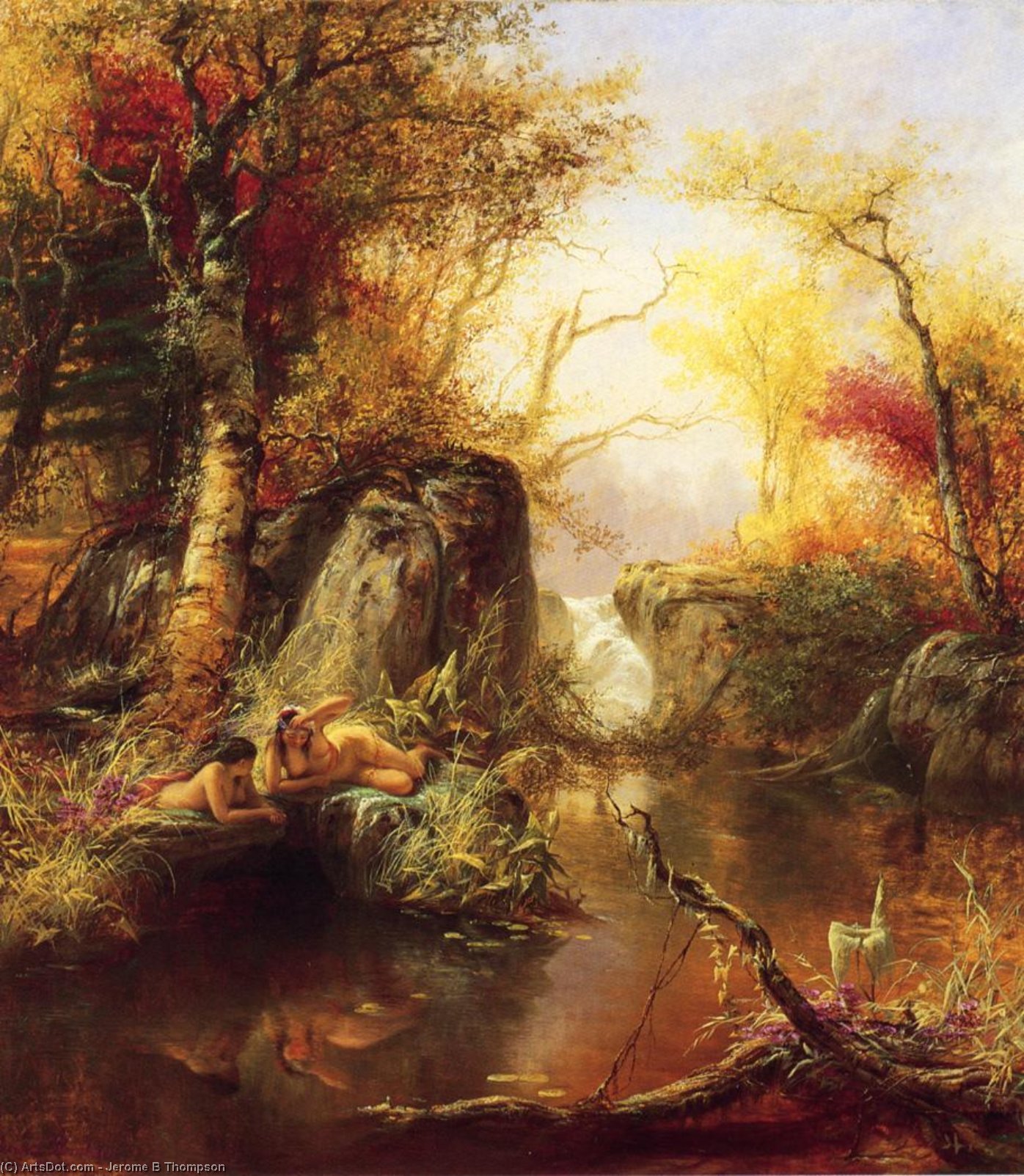 Indian Idyll — Jerome B Thompson