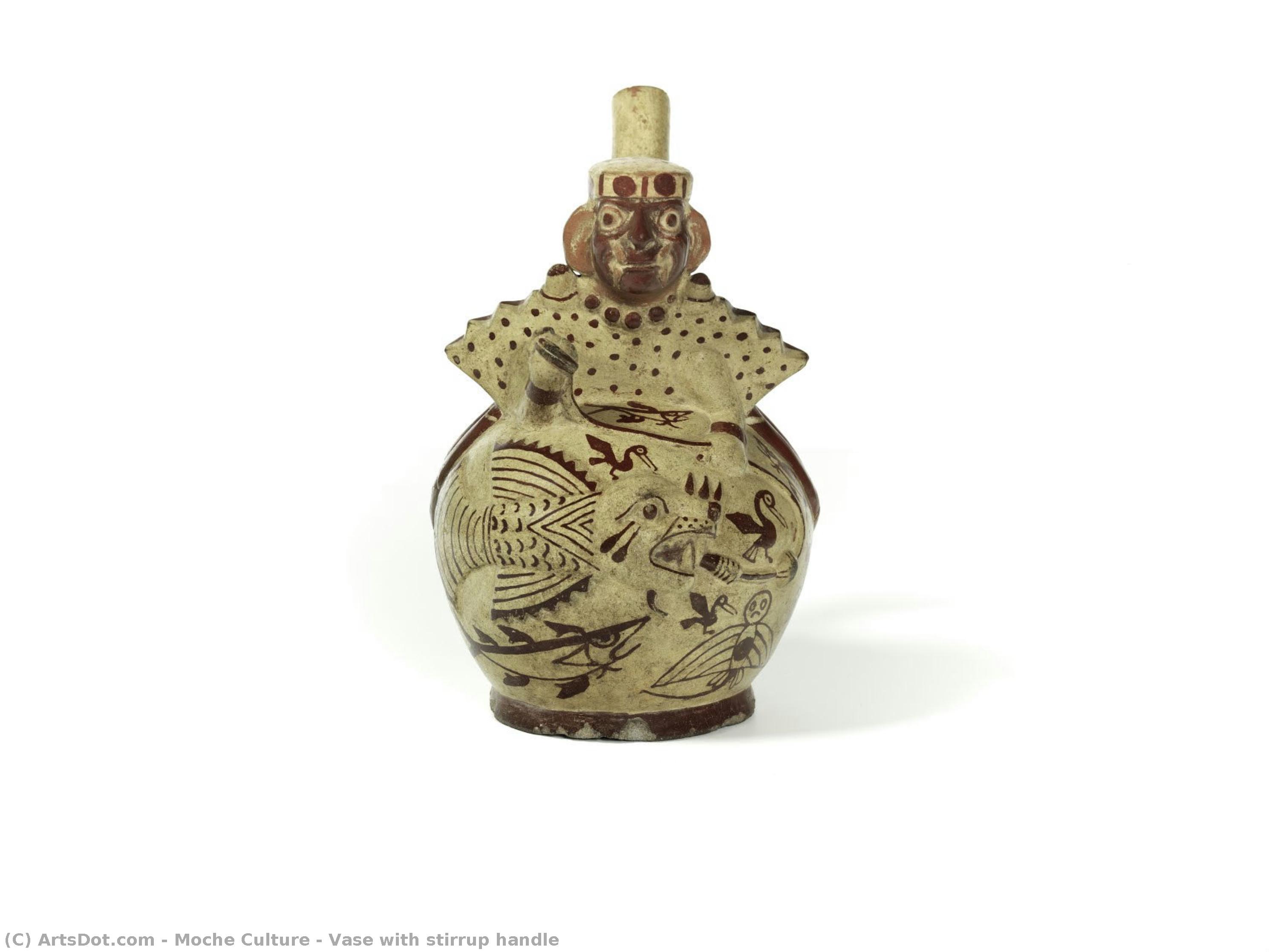 Vase With Stirrup Handle — Moke Kultura