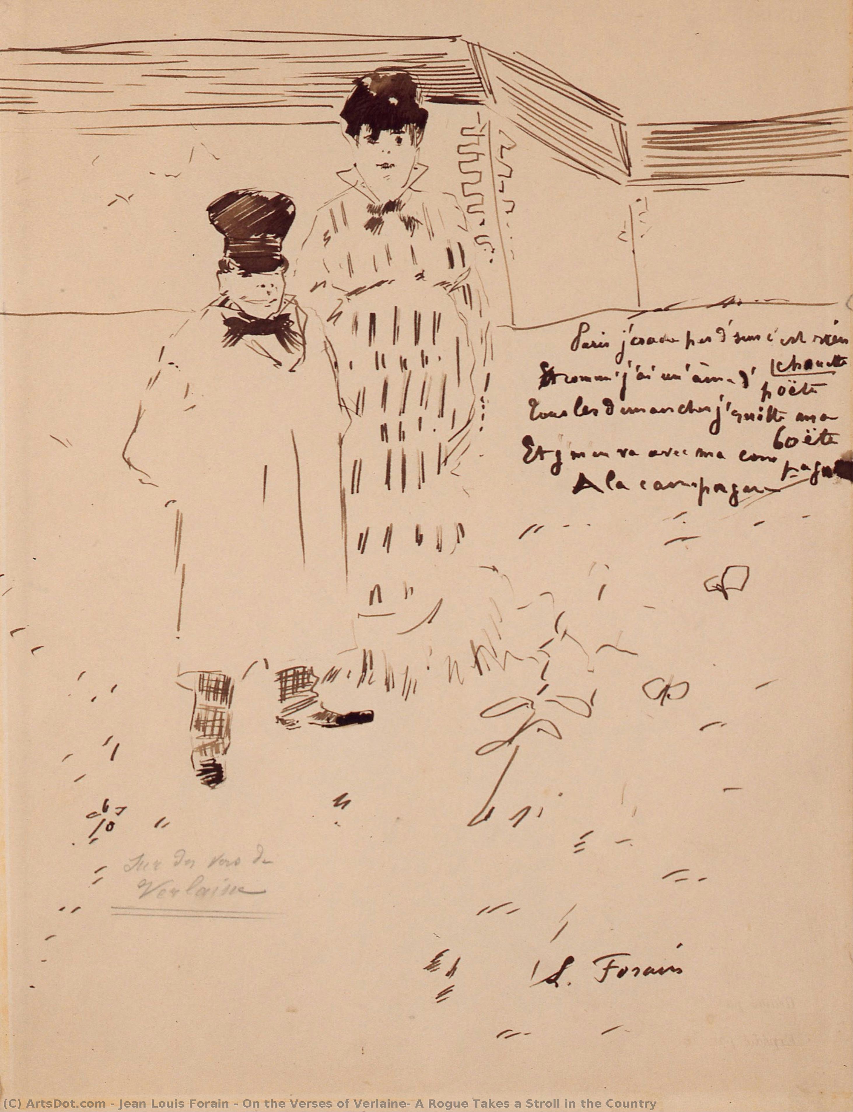 On The Verses Of Verlaine, A Rogue Takes A Stroll In The Country — Žan Lui Foran