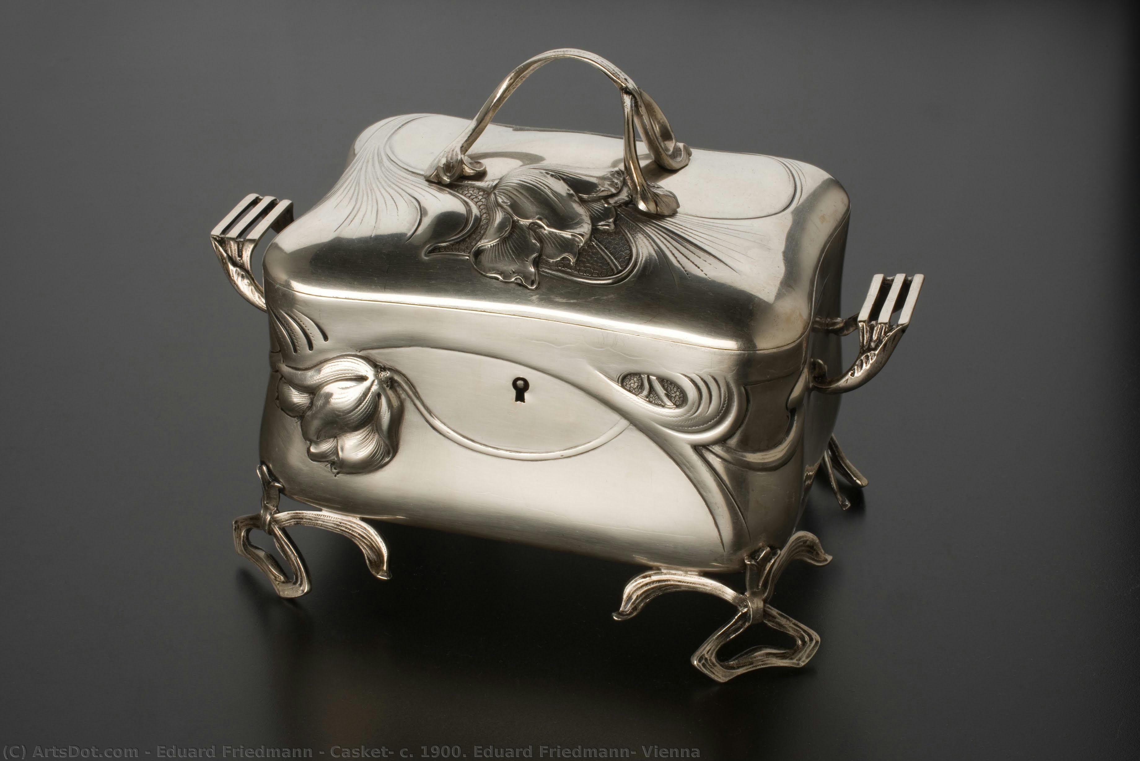 Casket, C. 1900. Eduard Friedmann, Vienna — Eduard Friedmann