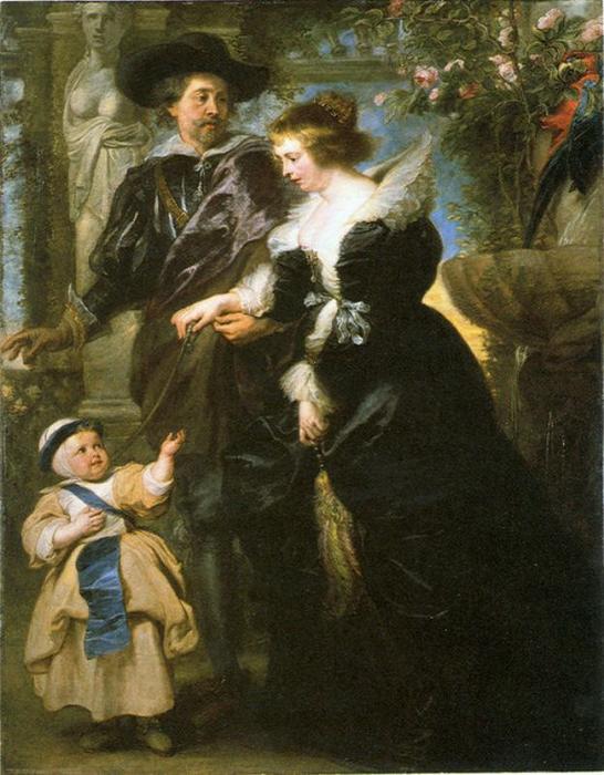 Rubens Mit Seiner Familie Im Garten — Peter Paul Rubens