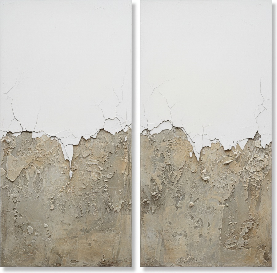 Ephemeral Fragments Of Silence: A Monolithic Study In Eroded Earth And Light — David Moreau