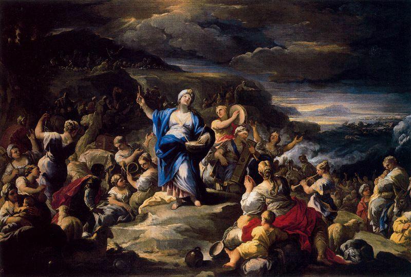 Song Of Miriam — Luca Giordano