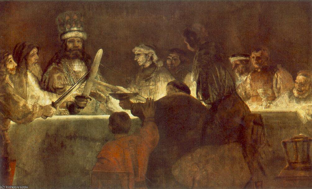 La Conspiración De Los Batavos Nacionalmu — Rembrandt Van Rijn