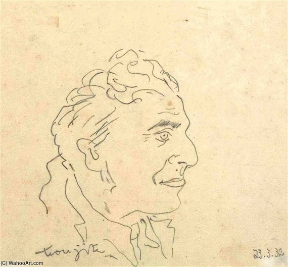 Tête D'homme — Léonard Tsuguharu Foujita