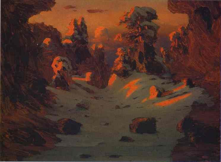 Sunset — Arkhip Iwanowitsch Kuindsch