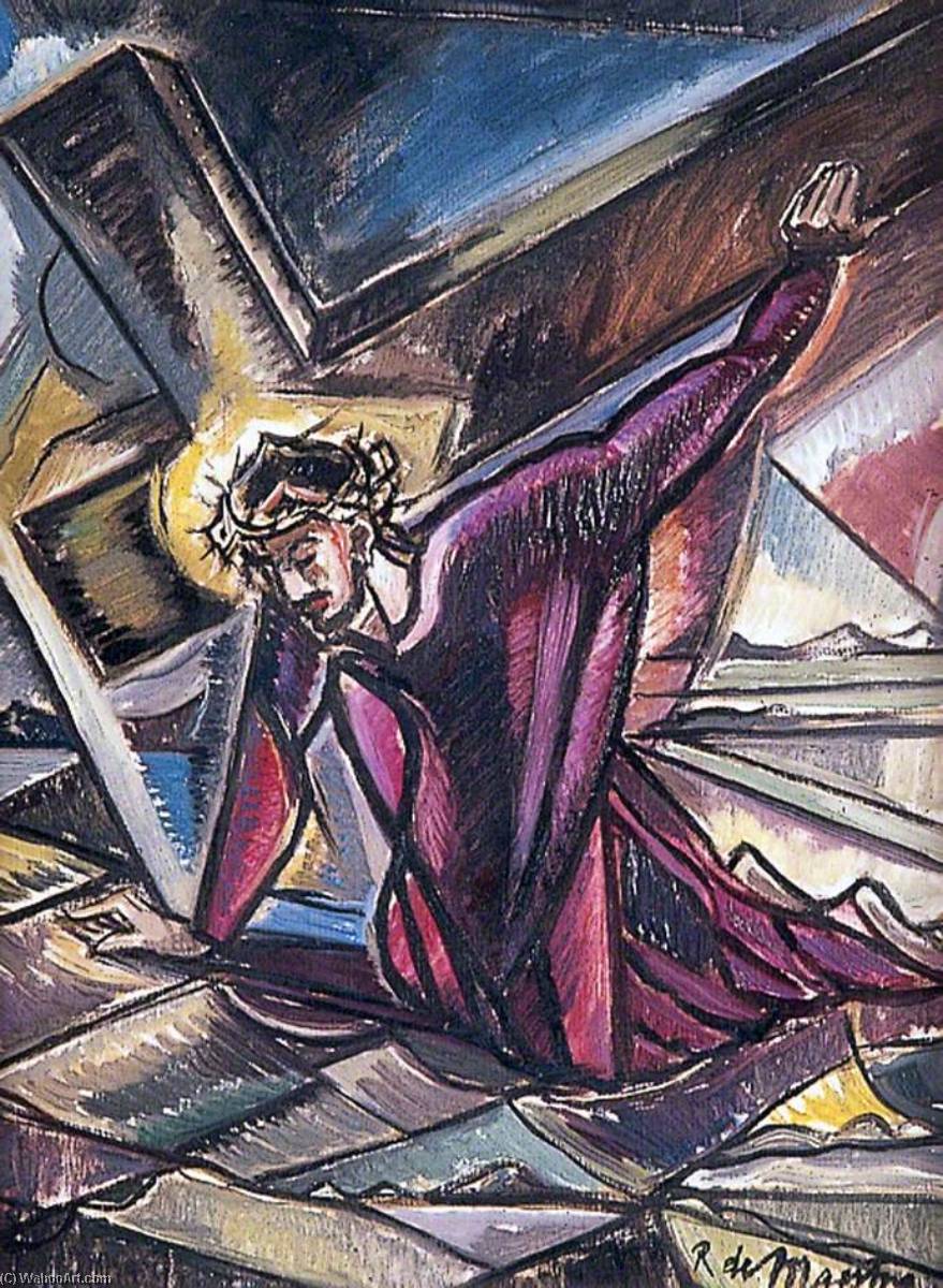 Christ Falls The First Time — Leroy Leveson Laurent Joseph De Maistre (roy De Maistre)