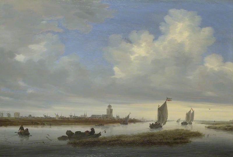 A View Of Deventer Seen From The North West — Salomon Van Ruysdael