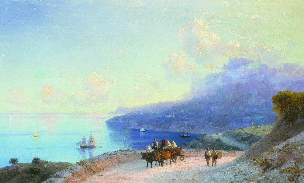Sea Coast. Crimean Coast Near Ai-petri — Ivan Konstantinovich Aivazovsky