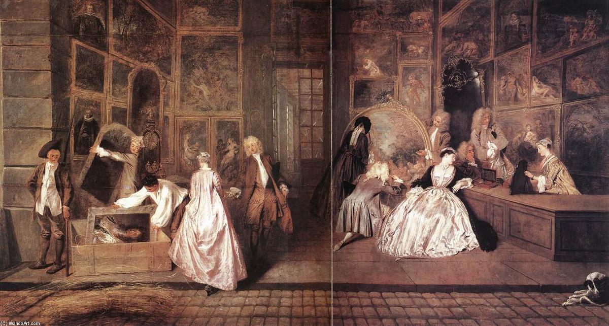 L'enseigne De Gersaint — Jean-antoine Watteau