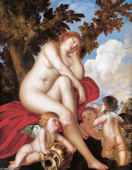 Sleeping Venus With Putti — Padovanino