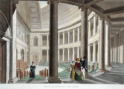 Interior Of The Academy At Liege — Pierre Jacques Goetghebuer