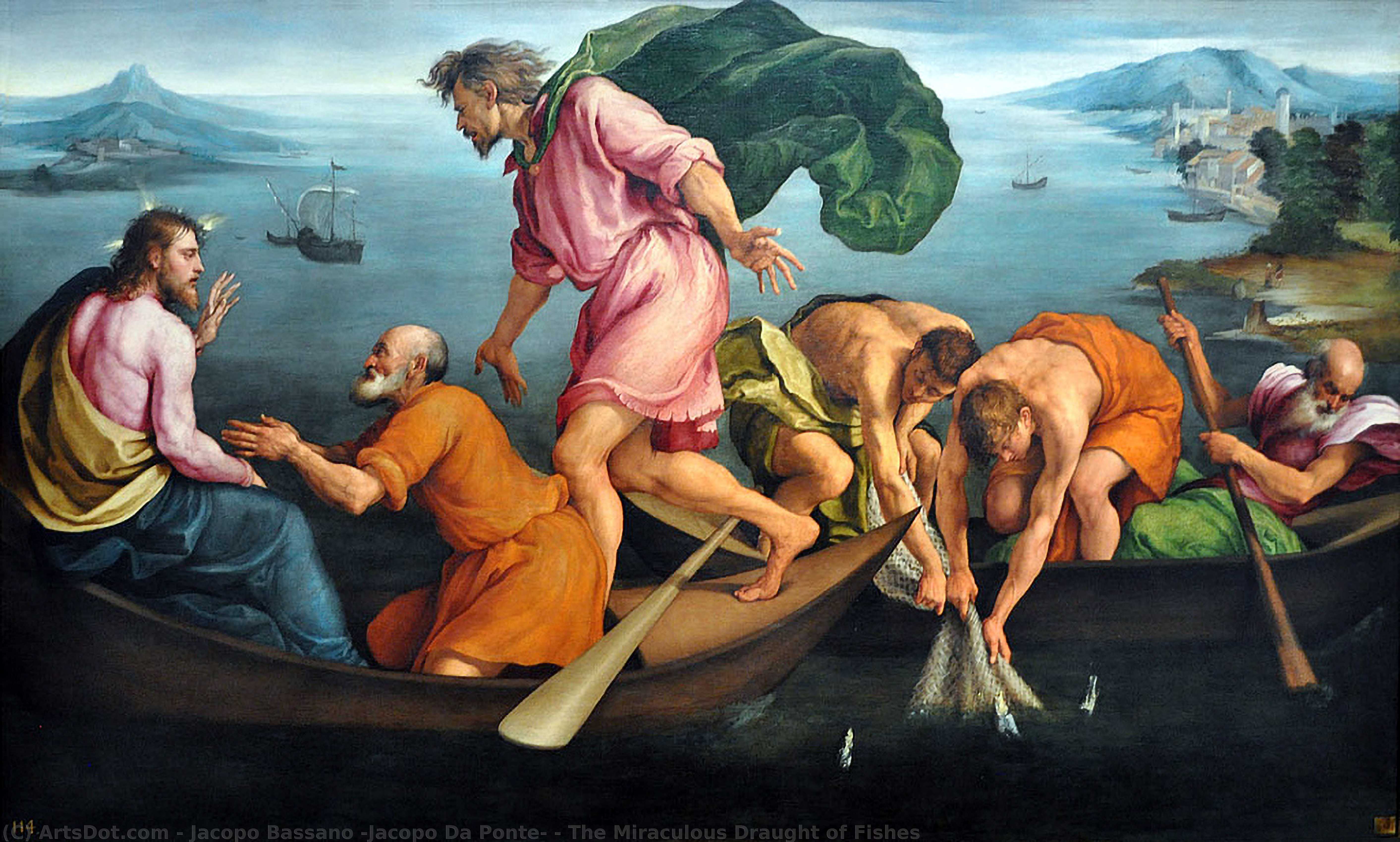 The Miraculous Draught Of Fishes — Jacopo Bassano (jacopo Da Ponte)