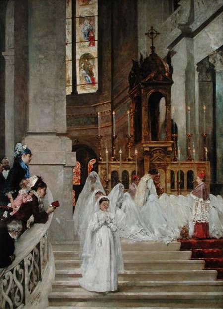 Communion At The Church Of The Trinity — Henri Gervex