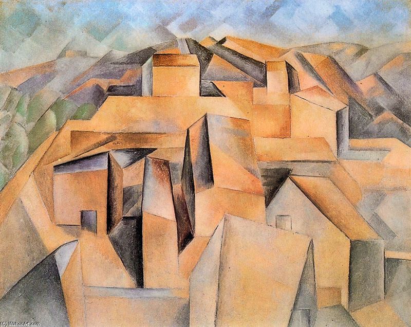 Casas En La Colina (horta De Ebro) — Pablo Picasso