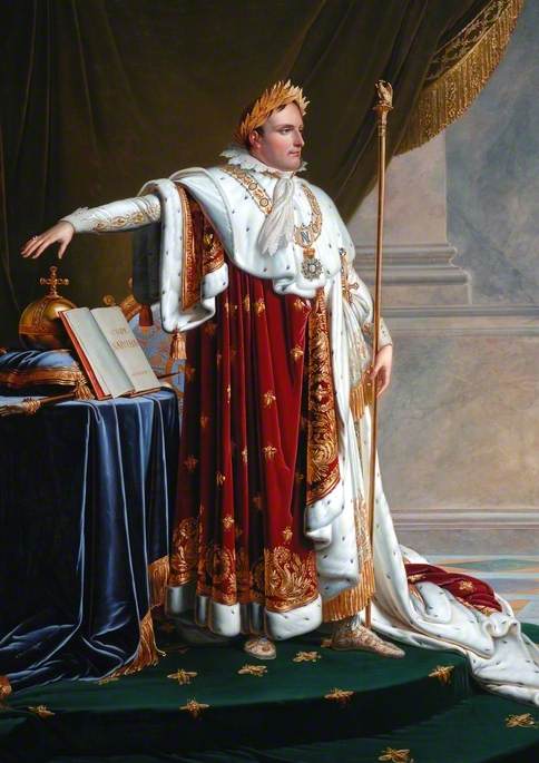 Napoleon I (1769–1821), In Coronation Robes — Anne-louis Girodet