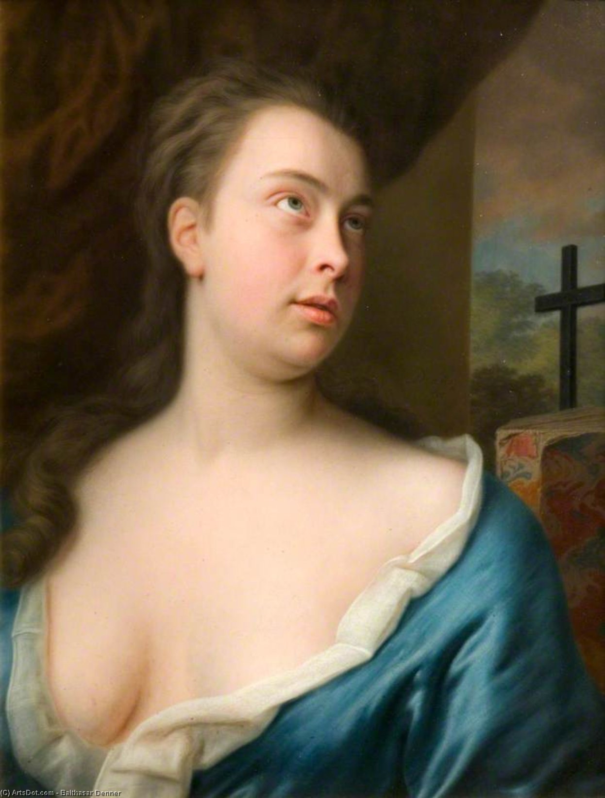 The Penitent Magdalen — Balthasar Denner