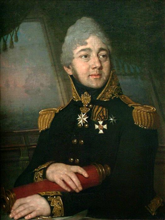 Portrait Of The Russian Poet Evgeny Boratynsky — Vladimir Lukich Borovikovsky