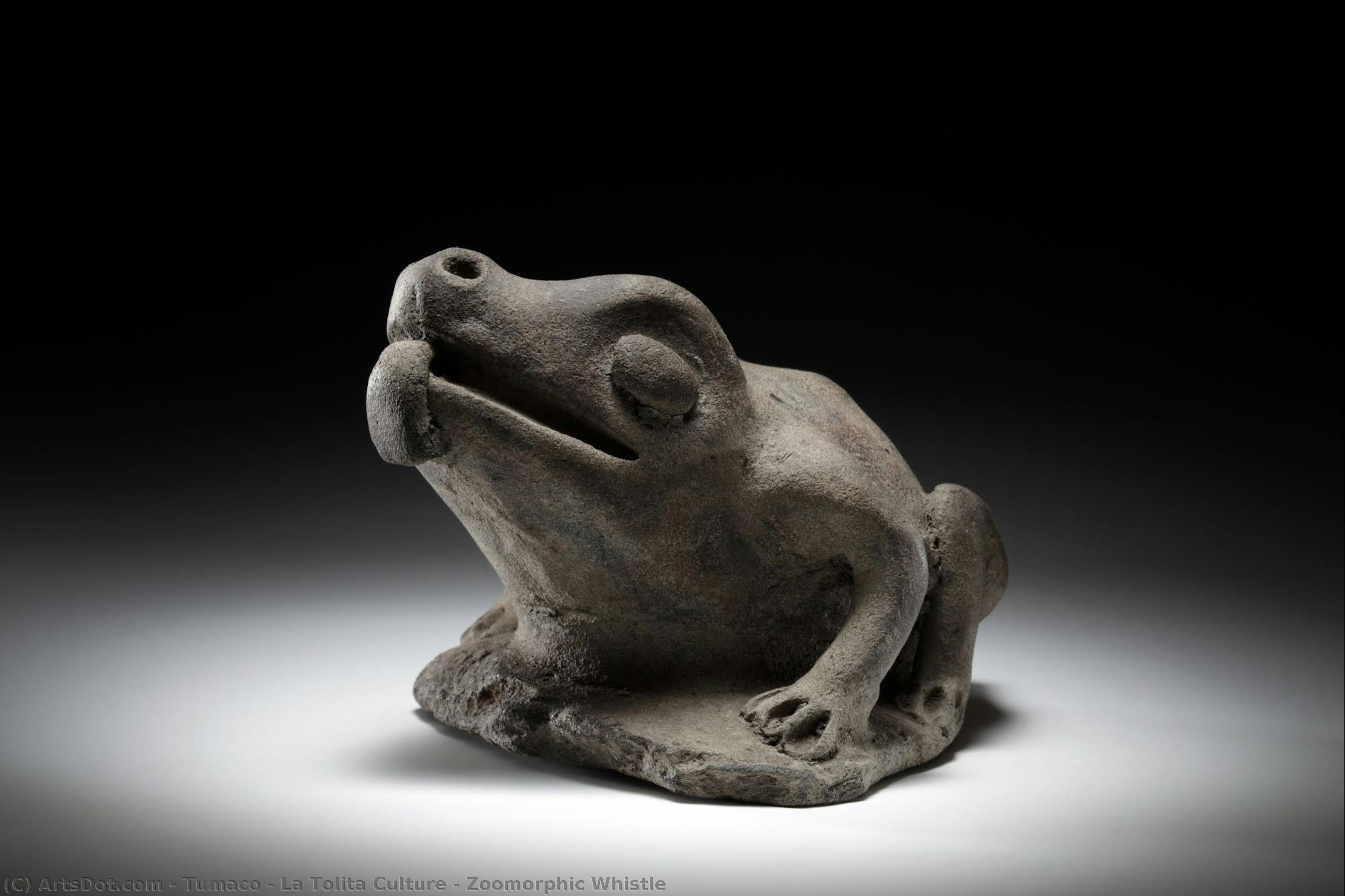 Zoomorphic Whistle — Tumaco - La Tolita Culture