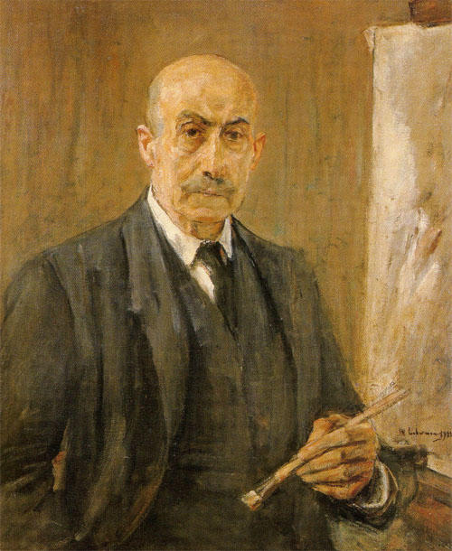 Self-portrait With Palette — Max Liebermann