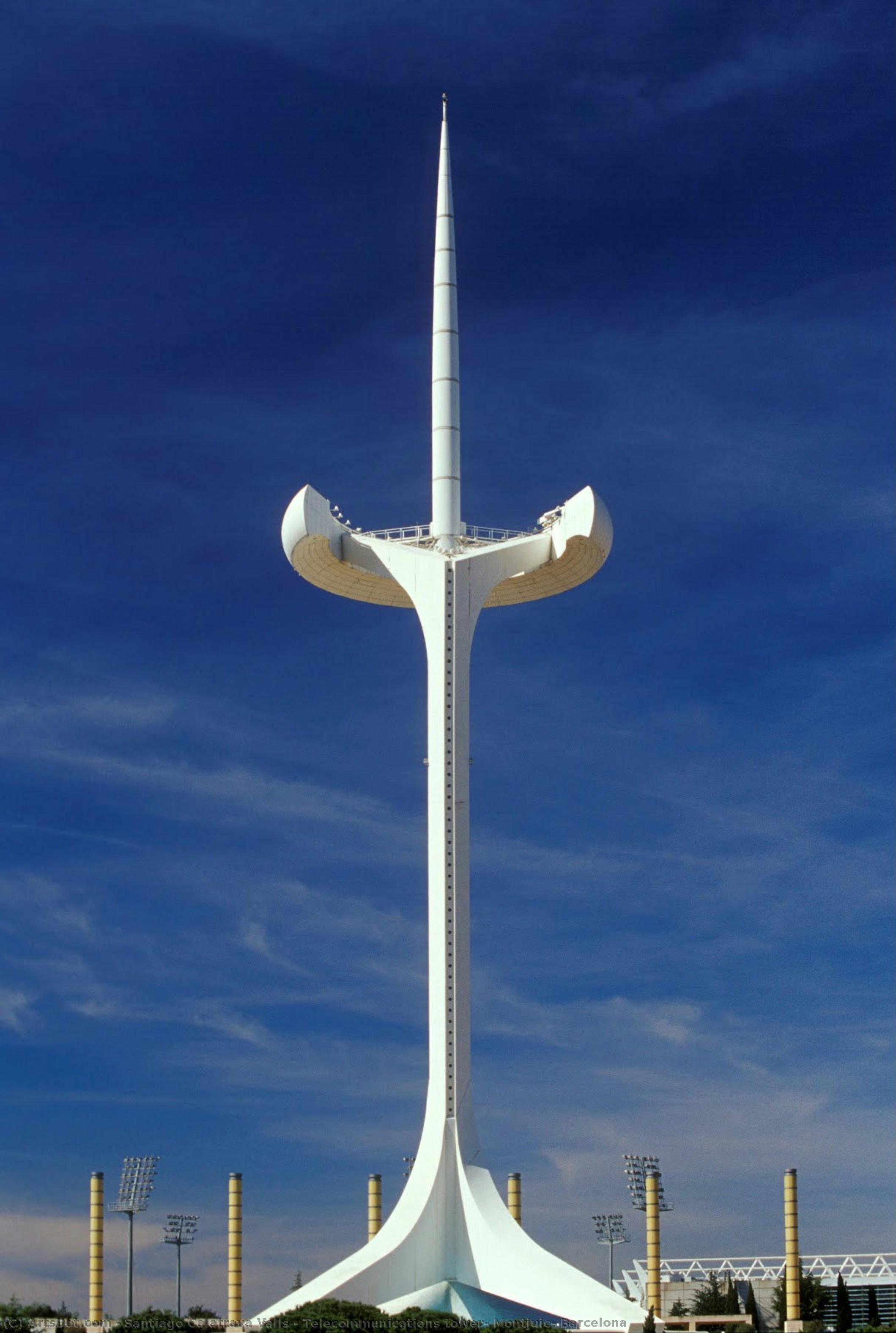 Torre De Comunicaciones De Montjuïc — Santiago Calatrava