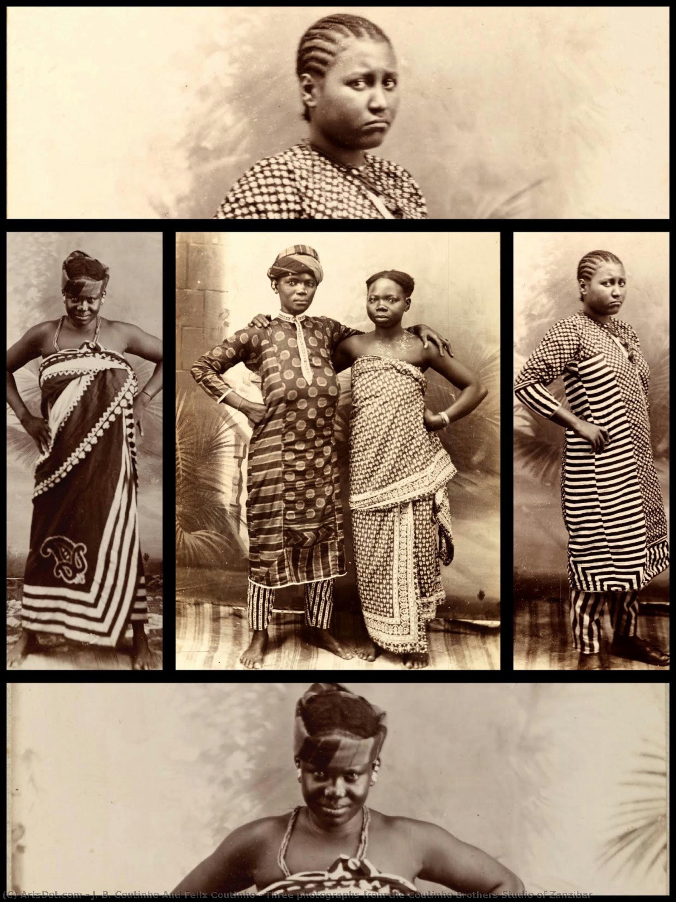 Three Photographs From The Coutinho Brothers Studio Of Zanzibar — J. B. Coutinho And Felix Coutinho