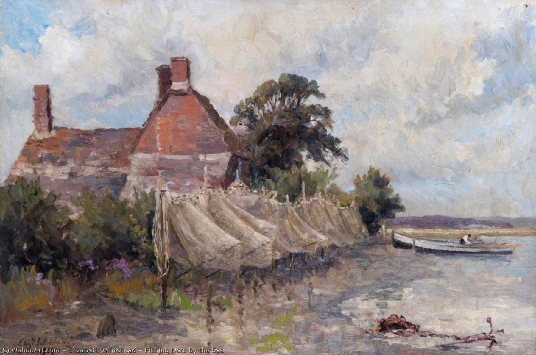 Fishing Nets By The Sea — Elizabeth Whitehead