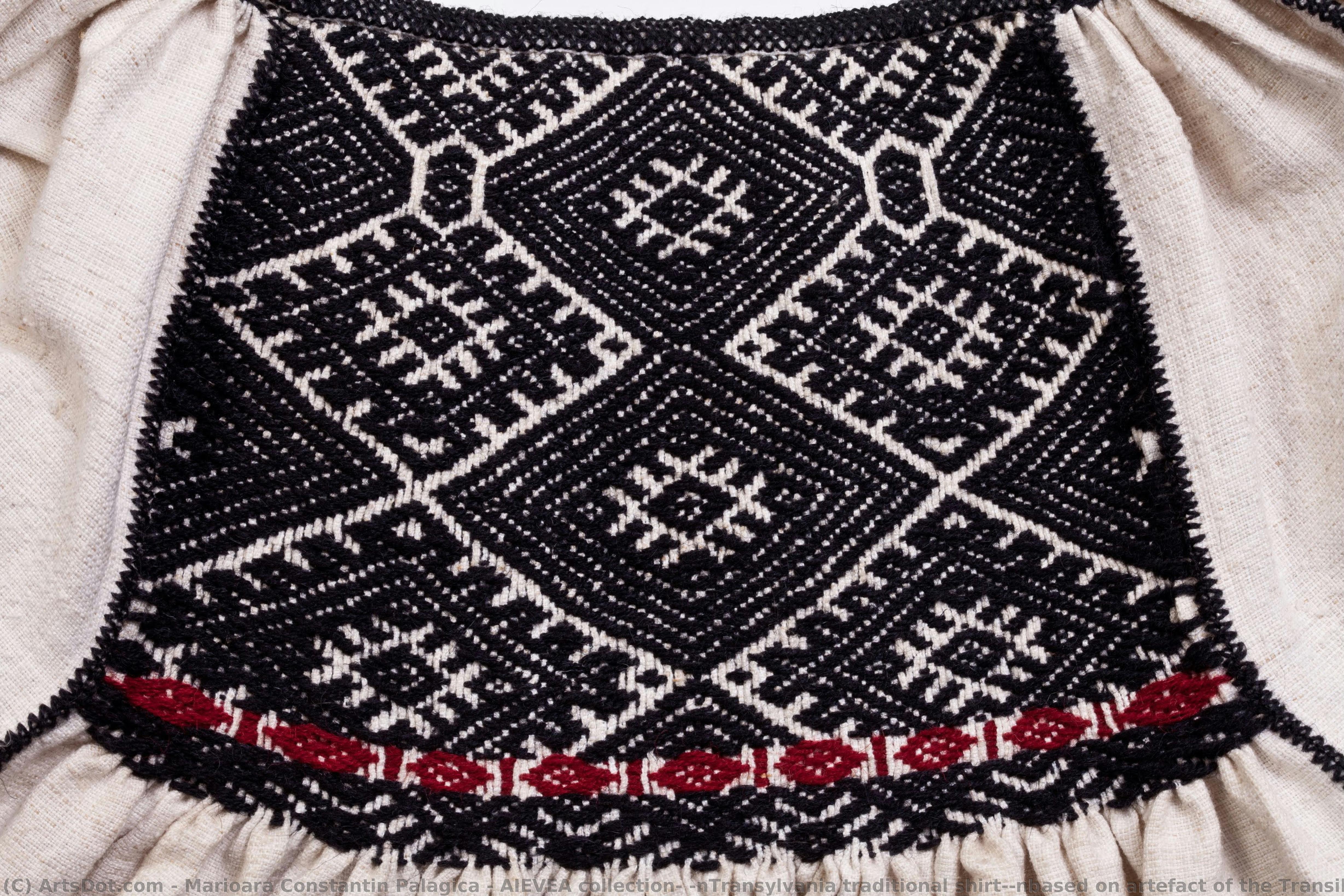 Aievea Collection; \ntransylvania Traditional Shirt;\nbased On Artefact Of The Transilvania Ethnographic Museum — Marioara Constantin Palagica