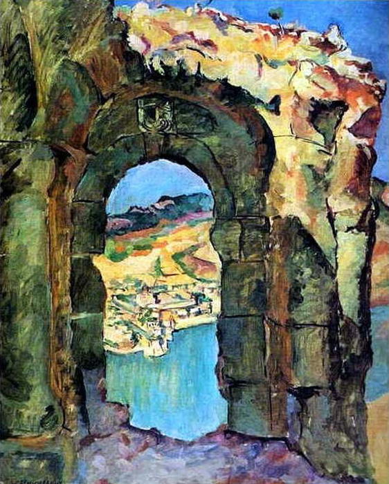 From The Ruins Of The Mtsyri — Pyotr Konchalovsky