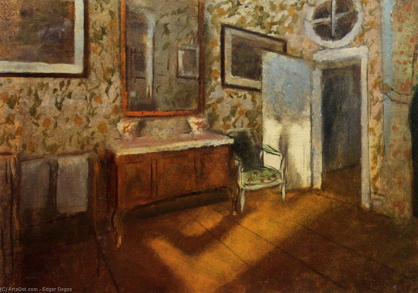 Interior At Menil-hubert — Hilaire-germain-edgar Degas