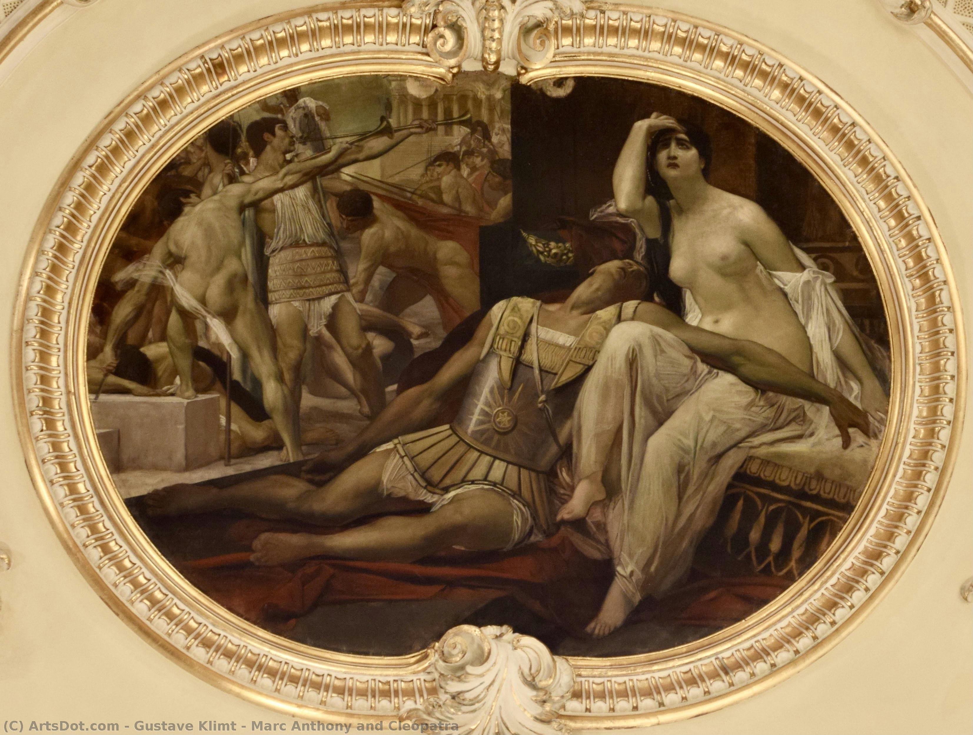 Marc Anthony And Cleopatra — Gustav Klimt