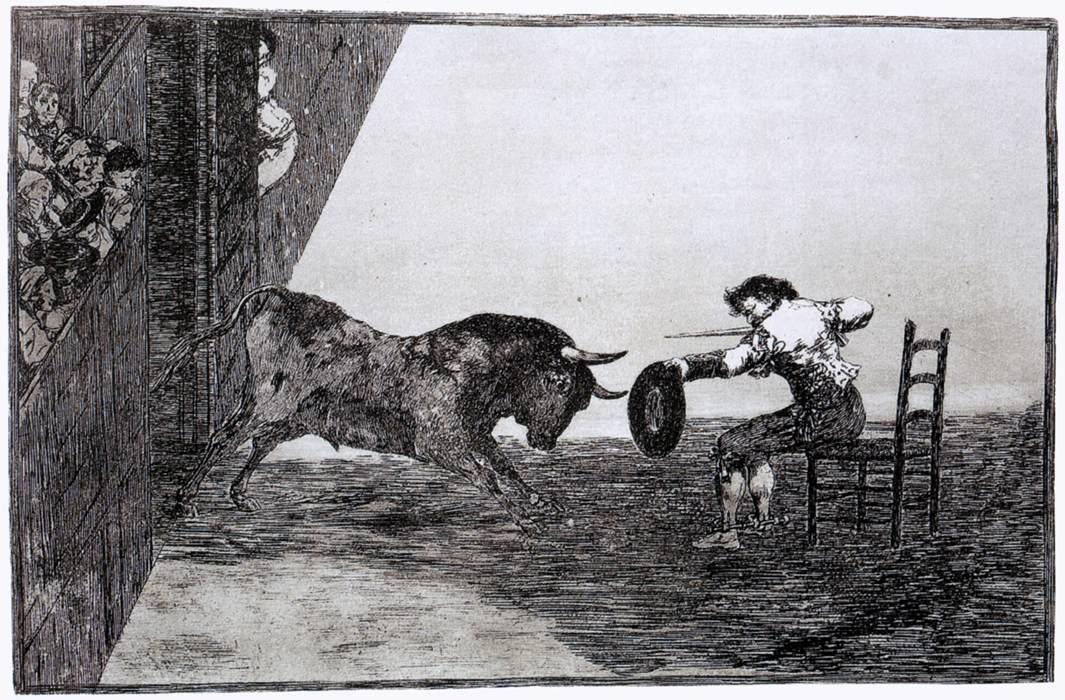 The Bravery Of Martincho In The Ring Of Saragassa — Francisco José De Goya Y Lucientes